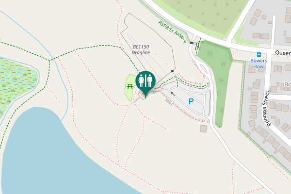 Map showing location of Astley Lane Toilet