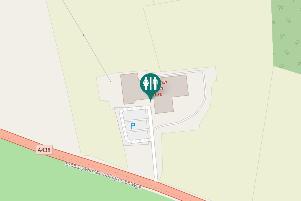 Map showing location of Toilets