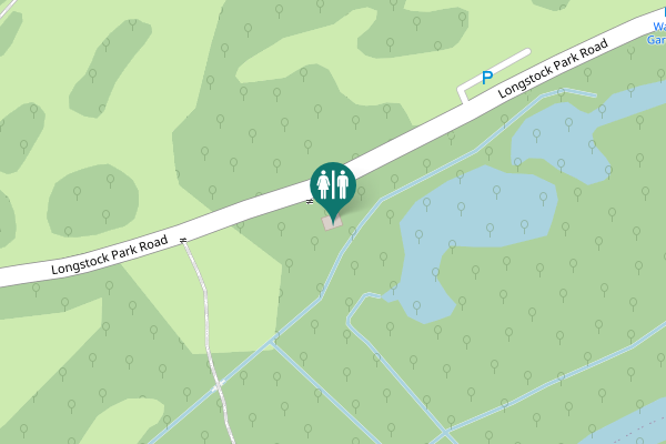 Map showing location of Longstock Park Road Toilet