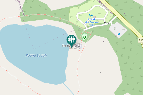 Map showing location of Murley Road Toilet