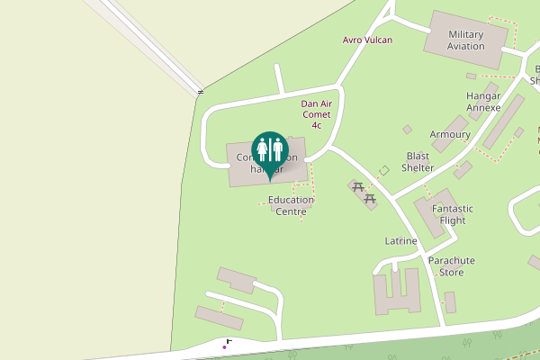 Map showing location of Athelstaneford Toilet
