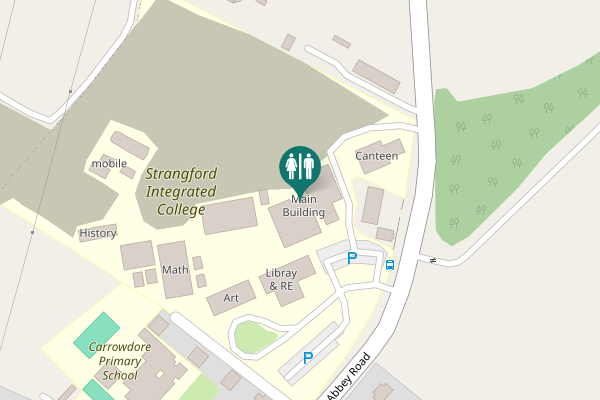 Map showing location of Abbey Road 123 Toilet