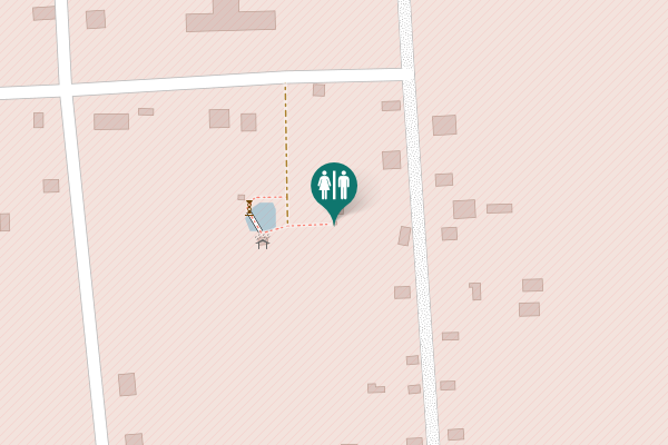 Map showing location of Кіраўскі сельскі Савет Toilet