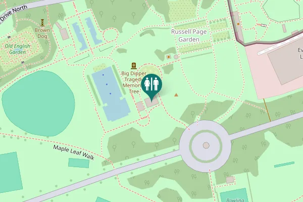 Map showing location of Greater London Toilet