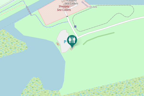 Map showing location of Marine Parade Toilet