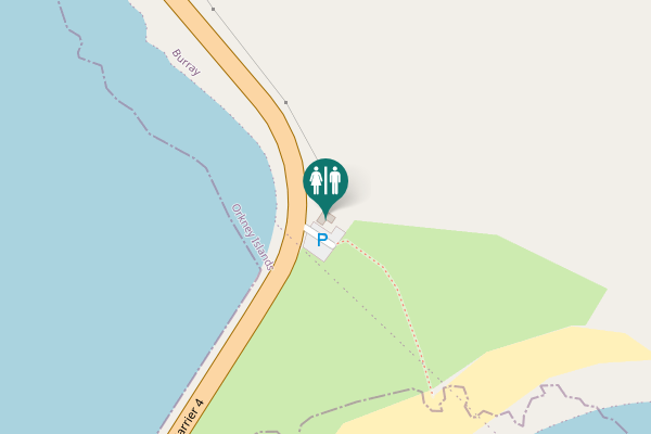 Map showing location of A961 Toilet