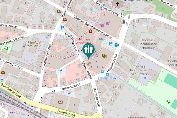 Map showing location of Marktplatz 5 Toilet