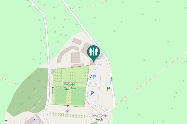 Map showing location of Eye Lane Toilet