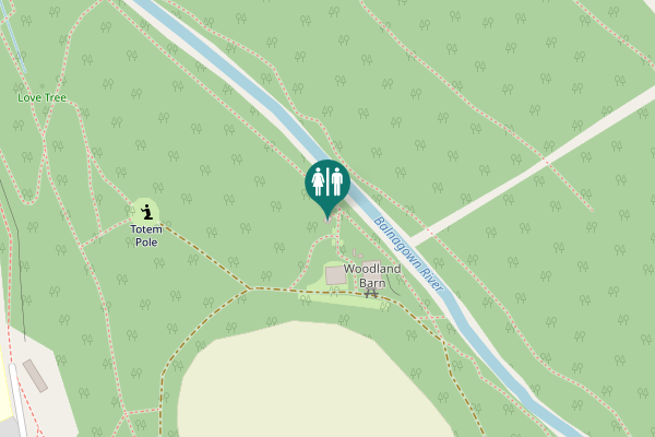 Map showing location of North River Walk Toilet