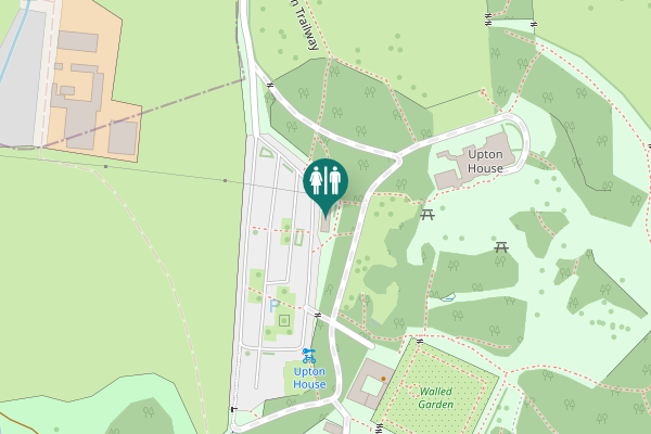Map showing location of Castleman Trailway Toilet