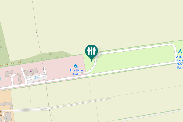 Map showing location of Wigginton Road Toilet