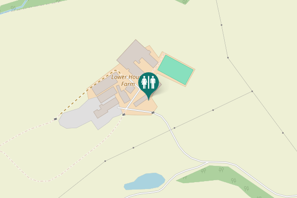 Map showing location of Vine Lane Toilet