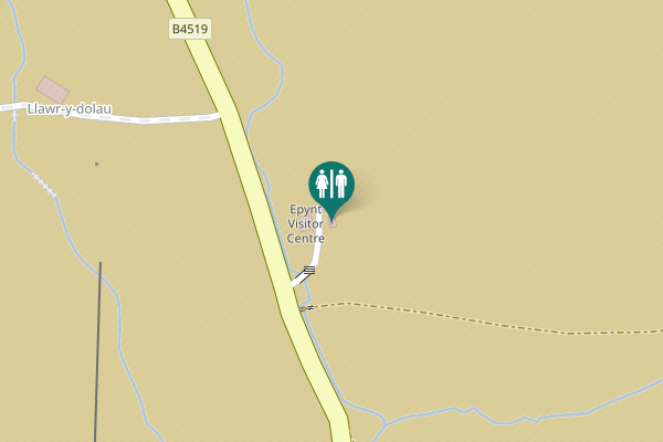Map showing location of B4519 Toilet