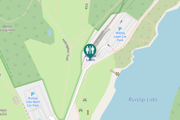 Map showing location of R59 Toilet