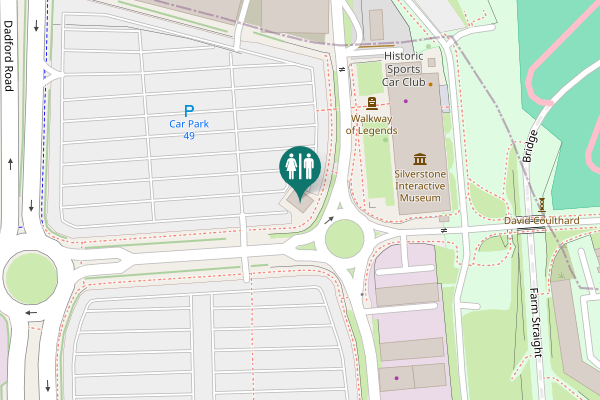 Map showing location of Public Toilet