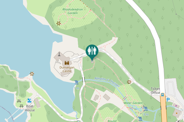Map showing location of Woodland Walk Toilet