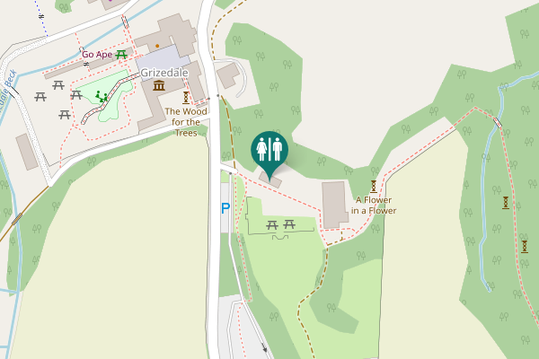 Map showing location of Satterthwaite Toilet