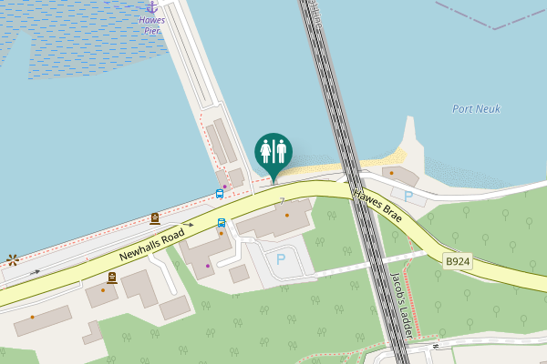 Map showing location of Newhalls Road 7 Toilet