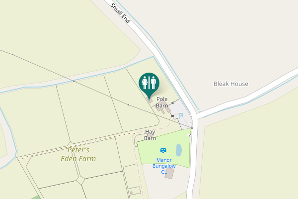 Map showing location of Howgarth Lane Toilet