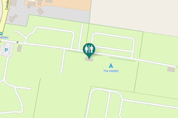 Map showing location of Cliff Farm Lane Toilet