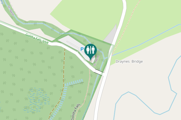 Map showing location of St. Neot Toilet