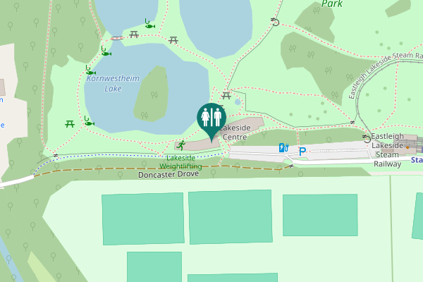 Map showing location of Doncaster Drove Toilet