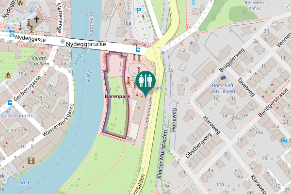 Map showing location of Grosser Muristalden 6 Toilet