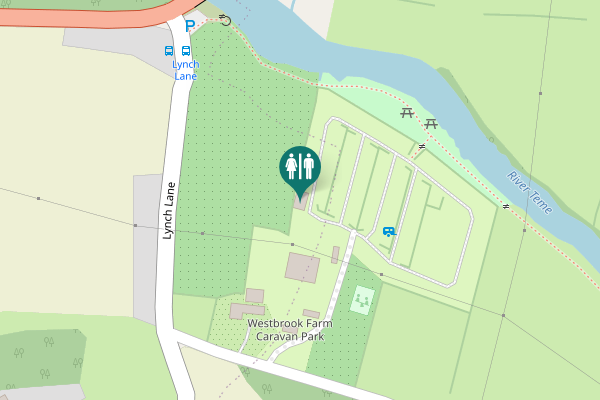 Map showing location of Little Hereford Toilet