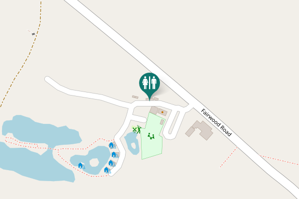 Map showing location of Dilton Marsh Toilet