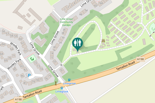 Map showing location of Lime Grove 30 Toilet