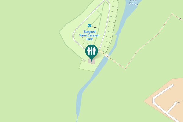 Map showing location of A487 Toilet