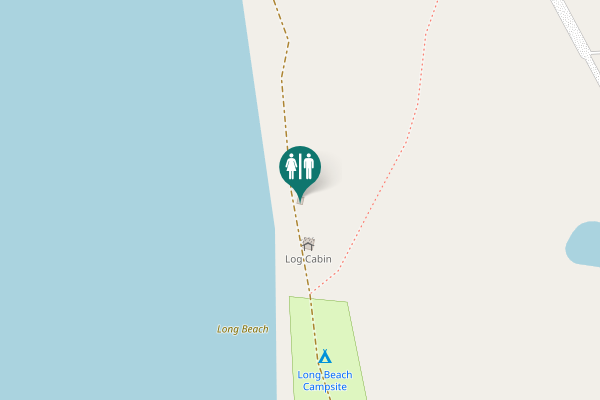 Map showing location of Inverie Toilet
