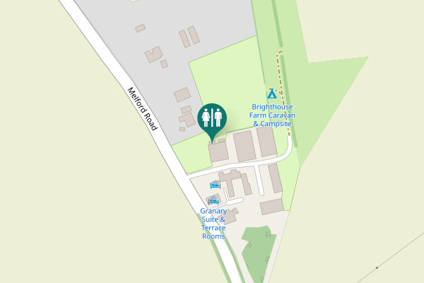 Map showing location of Melford Road Toilet