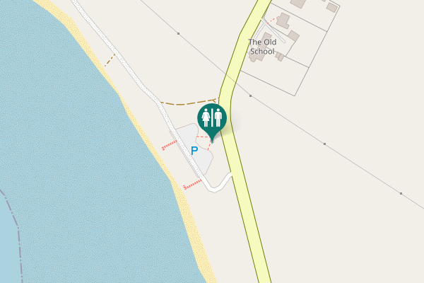 Map showing location of B7065 Toilet