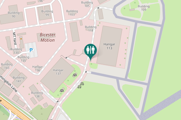 Map showing location of Cherwell District Toilet