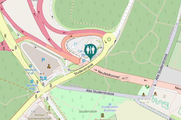 Map showing location of WC Terminal-Beizli