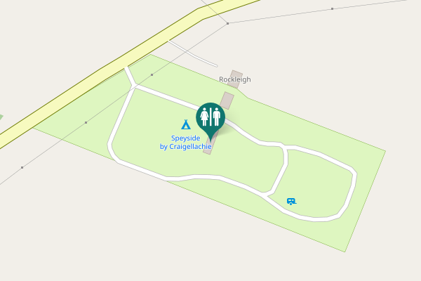 Map showing location of B9102 Toilet