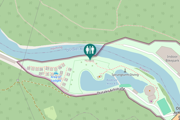 Map showing location of Ötztaler Achstraße 1 Toilet