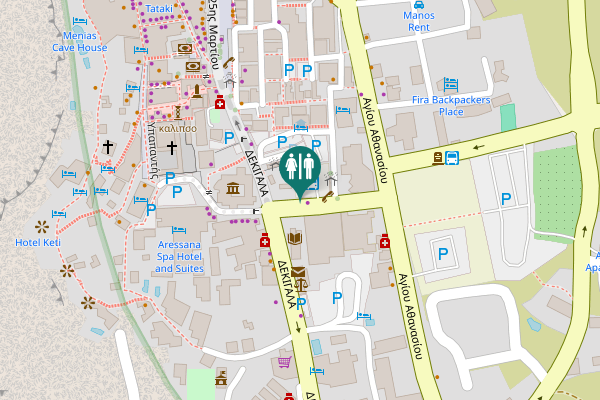 Map showing location of ΜΙΤΡΟΕΙΔΟΎΣ Toilet
