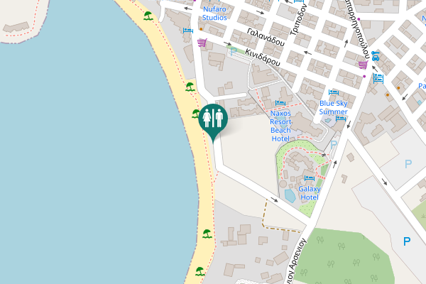 Map showing location of Protopapadaki Toilet