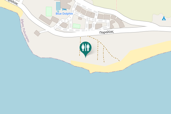 Map showing location of Παραλίας Toilet