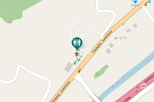 Map showing location of Παναγίας - Ιωαννίνων Toilet