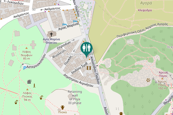 Map showing location of Αποστόλου Παύλου 13 Toilet