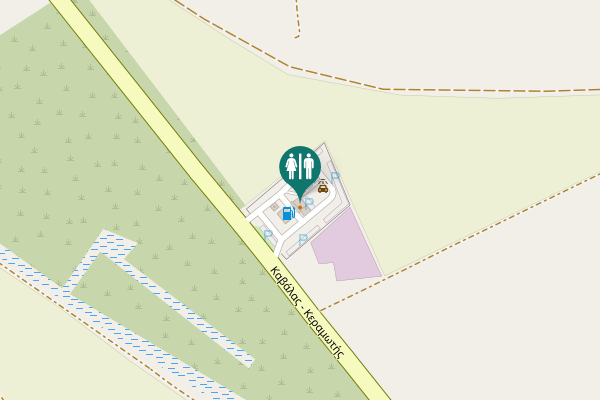 Map showing location of Καβάλας - Κεραμωτής Toilet