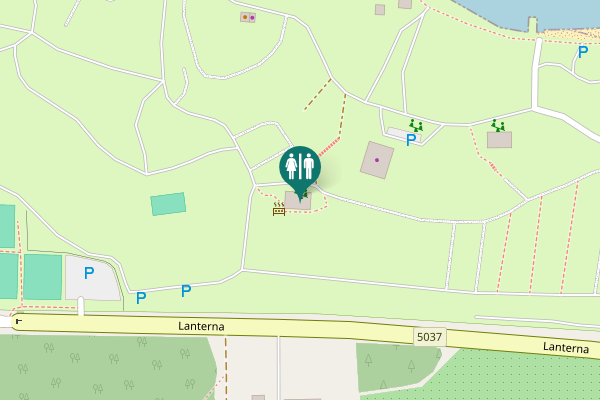 Map showing location of Lanterna Toilet