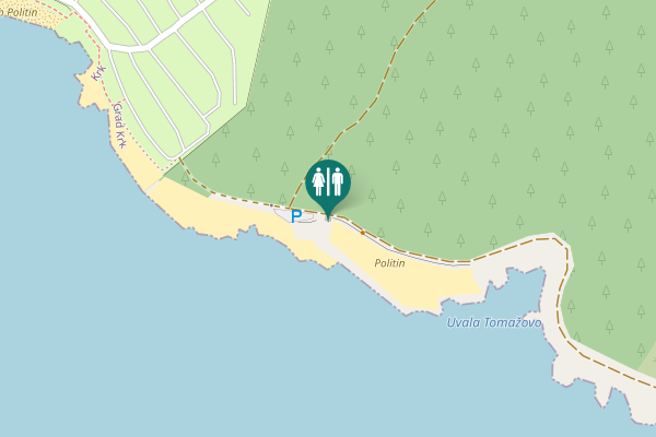 Map showing location of Ulica Narodnog Preporoda Toilet