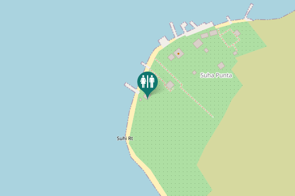 Map showing location of Kornati Toilet