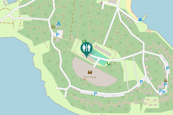 Map showing location of Stoja 29 Toilet