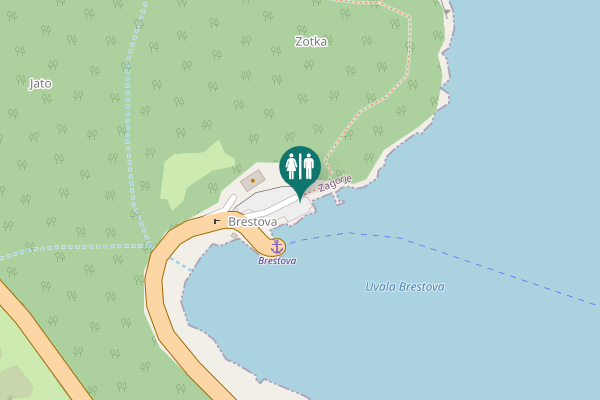 Map showing location of D402 Toilet