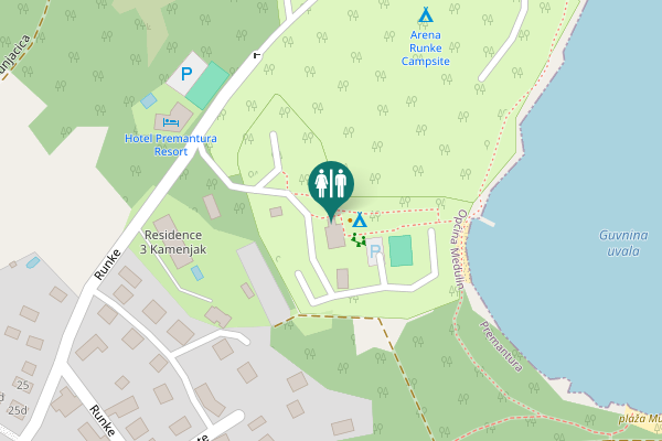 Map showing location of 52 Toilet